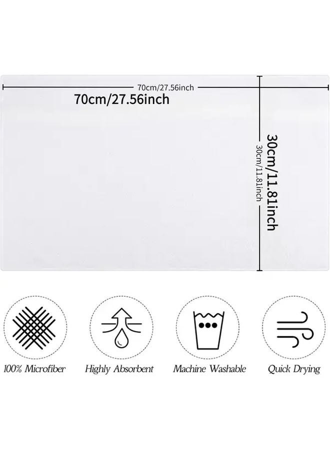 30PCS White Salon Hair Towels High Absorbency Bleach Resistant Large Bath Towels - Image 3